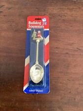 Vintage Decorative Silver Plated Christmas Collector Spoon Santa