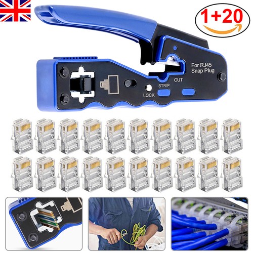 Rj45 pass through crimping - ez,