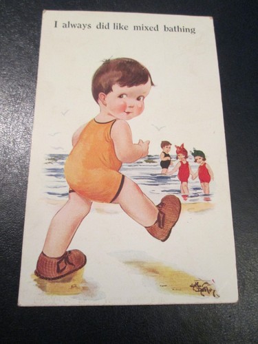 Comic postcard always did - postcard,