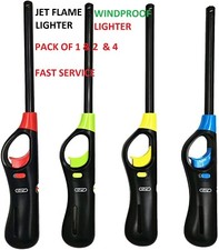 2 x WINDPROOF Jet  Flame LONG