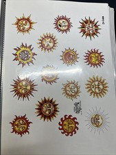 JD Crowe Tattoo Flash Sheet