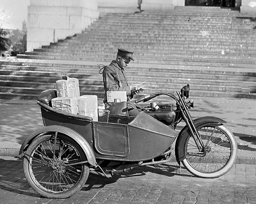 1924 mail motorcycle - 1924, us