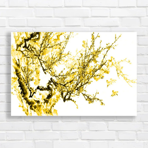Chinese trees and birds - chinese,
