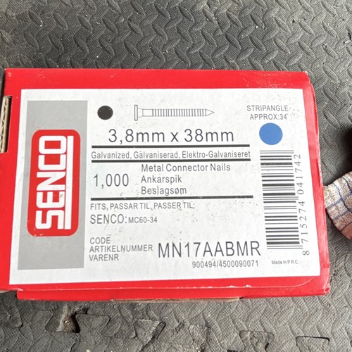 Senco mn17aabmr 8mm 38mm - mn17aabmr,