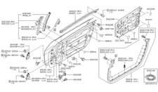 NISSAN Genuine 350Z Front Door
