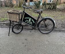 Vintage Vindec 1936 Butchers or tradesmans delivery bicycle