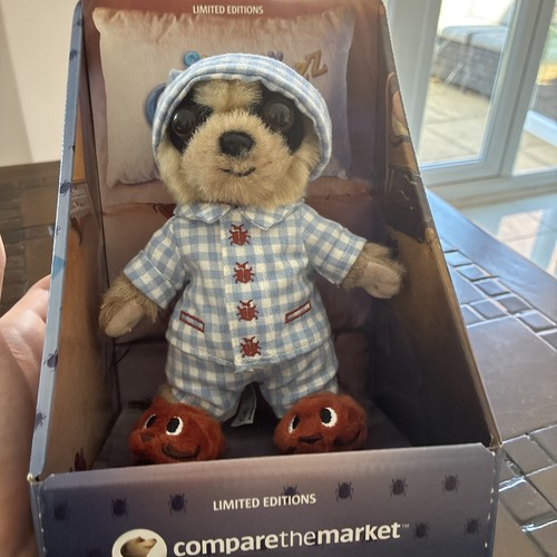 New sleepy oleg meerkat toy - meerkat,