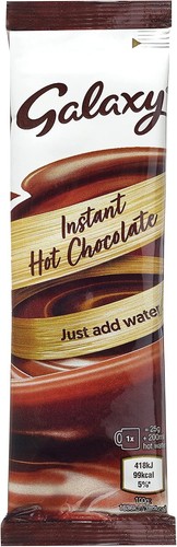Galaxy instant hot chocolate - hot,