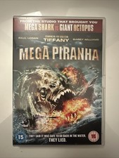 Mega Piranha DVD 2010 Horror Movie Starring Paul Logan, Directed by Forsberg