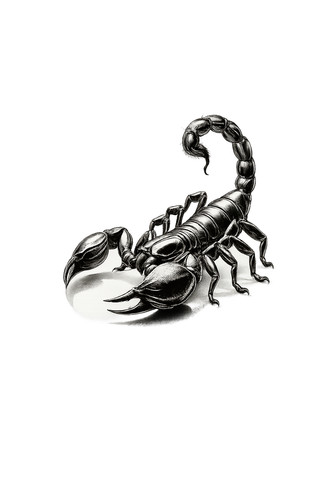 Scorpion temporary tattoo - temporary,