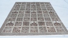Handmade Rug Traditional Floral Vintage Large Oriental Wool Carpet 315x213 Cm
