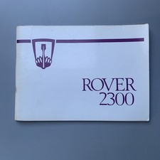 Rover 2300 SD1 Owners Manual