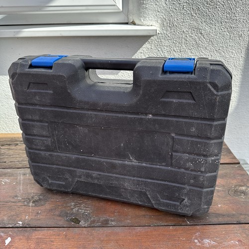 Black empty drill tool box - empty,