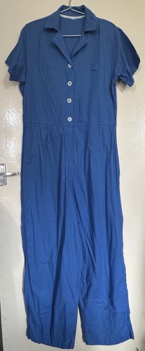 Vintage blue jumpsuit size l - blue,