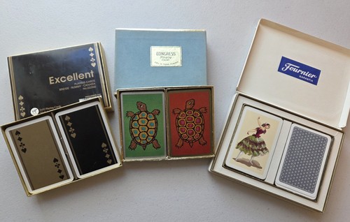 Vintage playing cards - vintage,