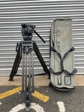 Cartoni Focus 22 Fluid Head + Miller 2 stage Carbon fibre tripod, bag