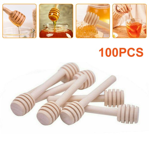 100pcs honey wooden - 100pcs,