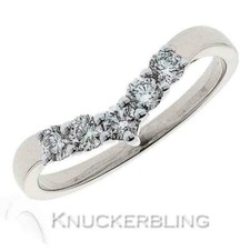 Diamond Wishbone Wedding Ring