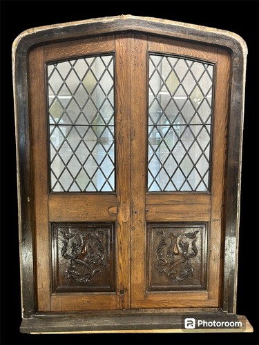 Arched solid oak doors frame - solid,