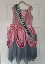 Girls Halloween Princess Dress Up Costume age 7-8 years