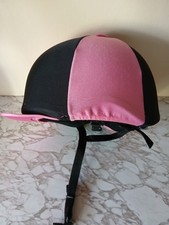 Purple And Black Riding Hat