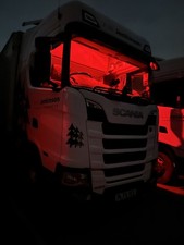 Scania interior RED LED headlining + locker upgrade  KIT Next Gen +R S Series V8
