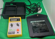 ROBIN MODEL 5402 Digital RCCB (ELCB) Tester with case and Bulkin plug lead