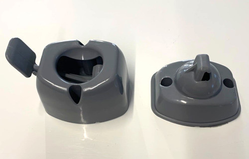 Door retainer catch grey - retainer,