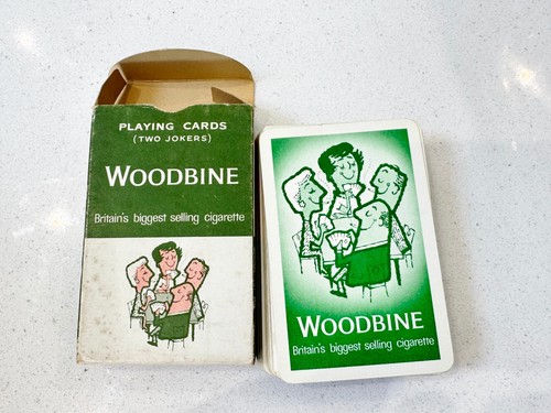 Vintage woodbine playing cards - vintage,