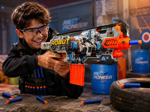 Electric foam dart blaster - electric,