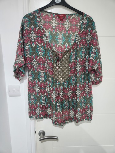 Monsoon size 100 silk - 100%,