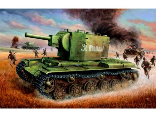 Trumpeter soviet kv 2 - 1/35, kv-2