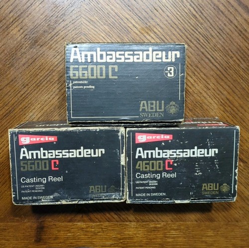 Vintage abu ambassadeur red - vintage,
