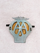 Vintage Chrome AA Car Badge
