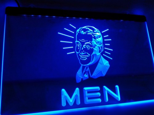 Men toilet vintage display - men,