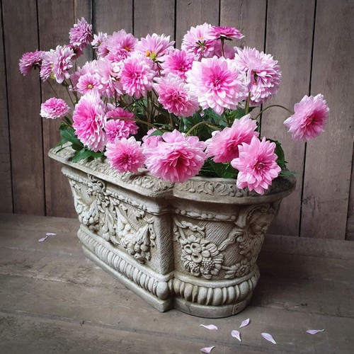 Outdoor trough planter - outdoor,