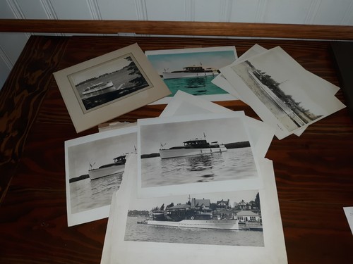 Antique vintage cabin cruiser - vintage,