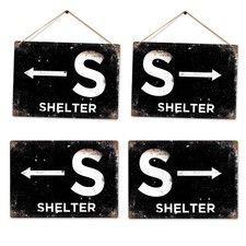 Metal wall sign replica - sign,