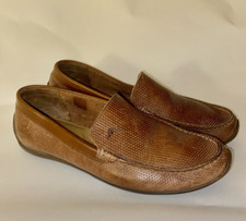 Tommy Bahama Men's Driving Loafers US Men's 8.5M Brown Leather Moccasin Drivers