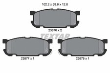 REAR BRAKE PAD SET DISC BRAKE