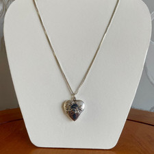 Solid 925 Silver Heart Locket