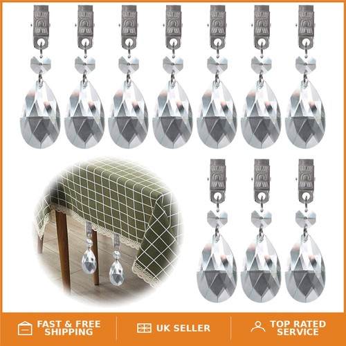 Clear glass tablecloth - clear,