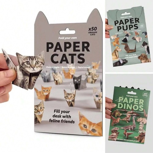 Diy paper cats - cats, set