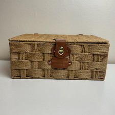 Alfred Button Hamper Co. Picnic Basket Wicker Box