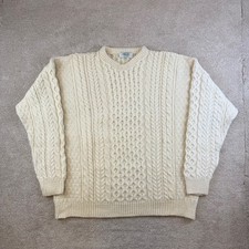 Vintage Irish Pure Wool Aran