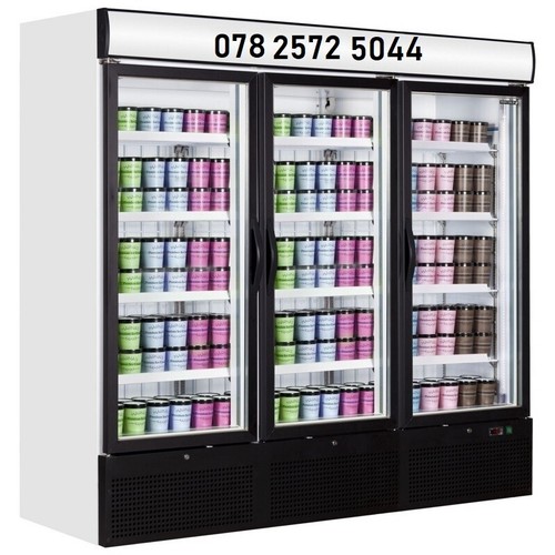 Tefcold upright glass - glass, triple