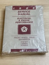 1986 Chrysler Service Manuals