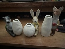 Next - Set Of 3 Woodland Animal Mini Vases