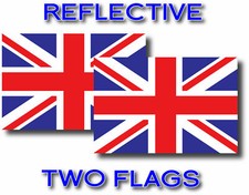 2x REFLECTIVE UNITED KINGDOM