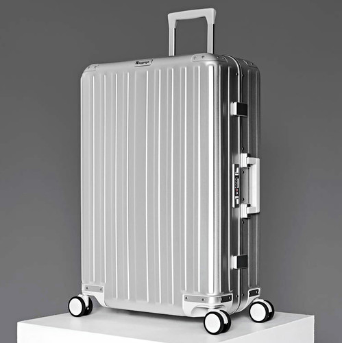 Itluggage silver aluminium - silver,
